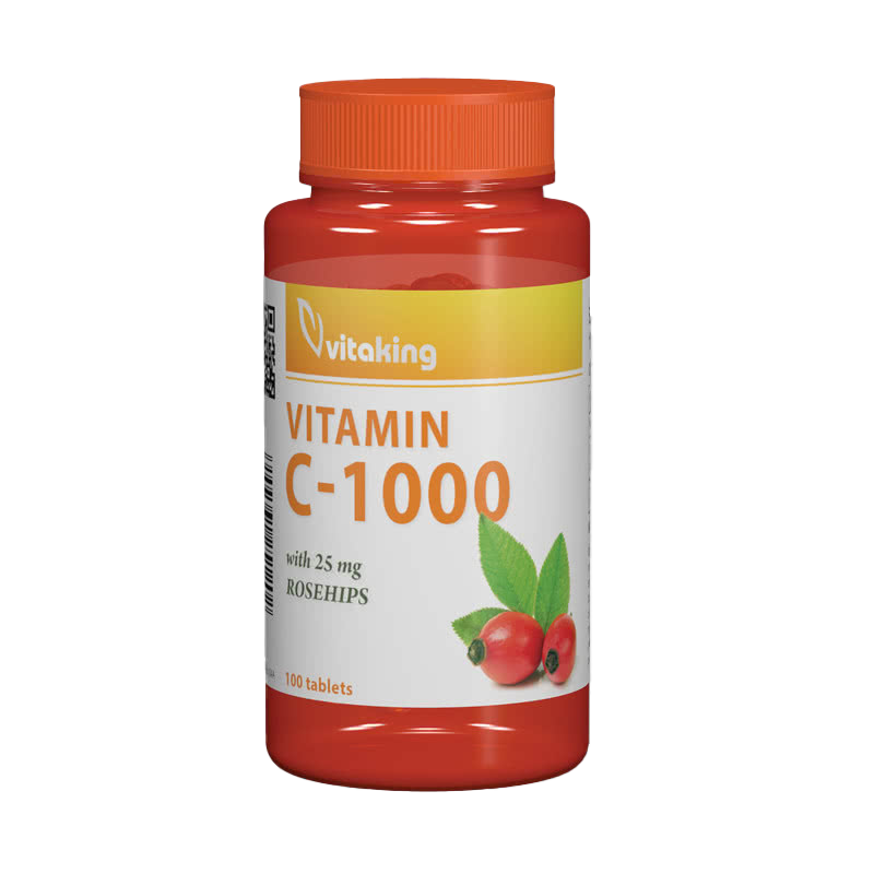 VitaKing Vitamin C-1000 with Rose Hips 100 tab.